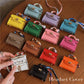 Leather Birkin Like Earphone Case Purse For Airpods 1 2 3 Pro2 Protective Cover With Lanyard