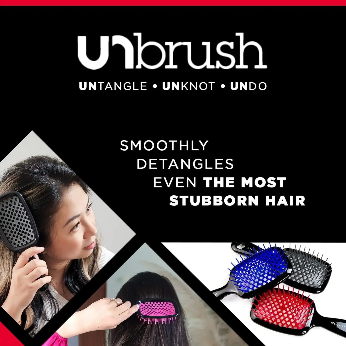 FHI HEAT Unbrush Hair Comb Hairbrush 1PC