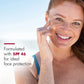 Solar Blocker Face UV SPF 46/40 Face Sunscreen Tinted Broad-Spectrum Makeup Isolation Face Sunscreen for Sensitive Skin 1.7 oz