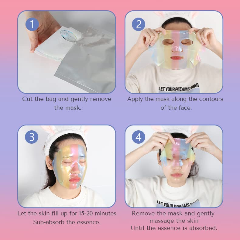 12 Combo Pack A Collagen Essence Korean Face Mask - Hydrating & Soothing Facial Mask - Hypoallergenic Self Care Sheet Mask for All Skin Types - Natural Home Spa Treatment Mask